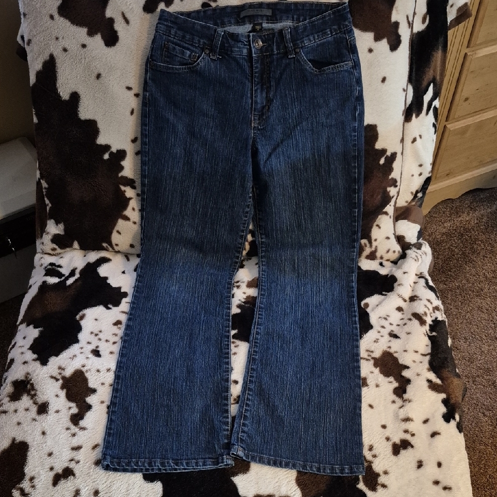Nine West Indigo Wide Leg Jeans